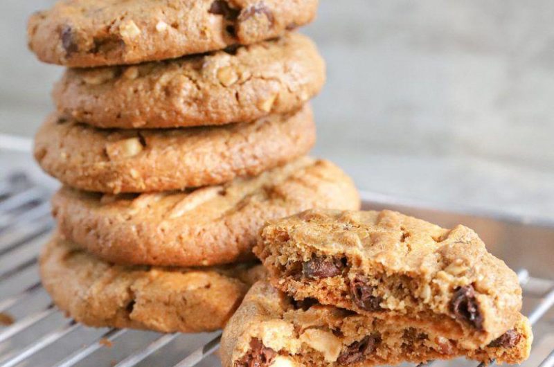 Galletas de Maní y Chispas de Chocolate