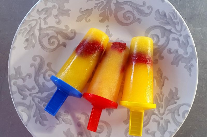 Paletas de Mimosas/ Mimosas Popsicles